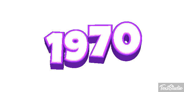 1970 Текстовый эффект