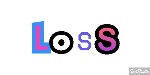 Loss Effetto testo
