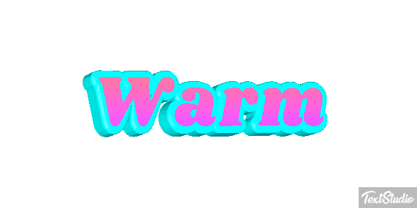 Warm Tekst effect