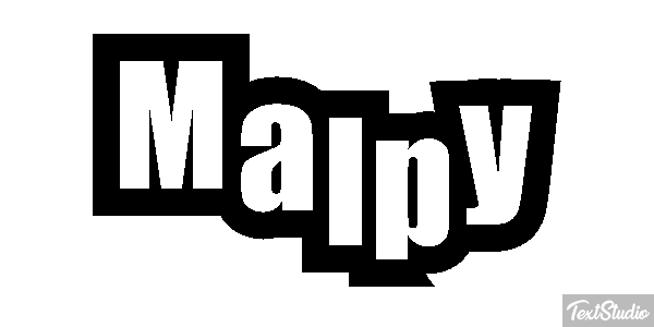 Małpy Text effect