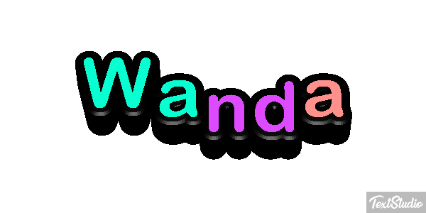 Wanda Tekst effect