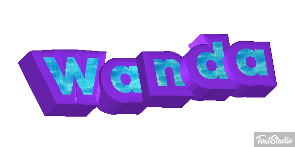Wanda Tekst effect