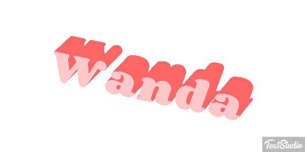 Wanda Tekst effect