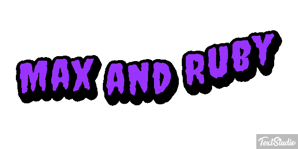 Max and Ruby テキスト効果