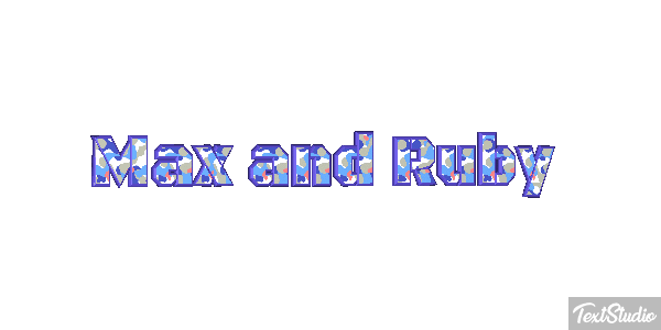 Max and Ruby テキスト効果