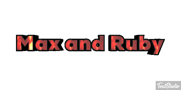 Max and Ruby テキスト効果