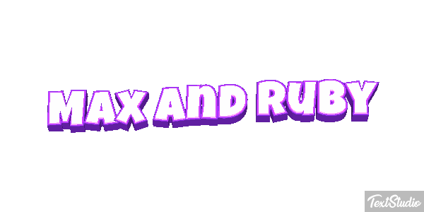 Max and Ruby テキスト効果