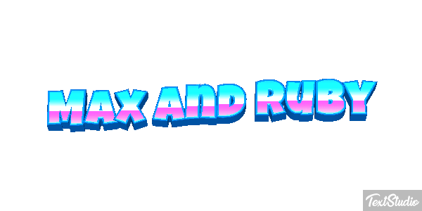 Max and Ruby テキスト効果