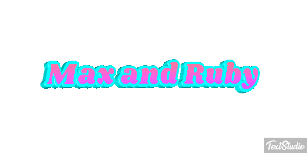 Max and Ruby テキスト効果