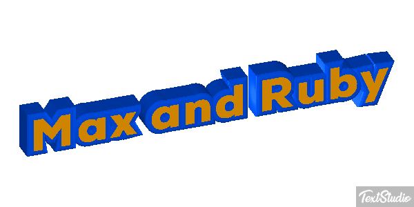 Max and Ruby テキスト効果