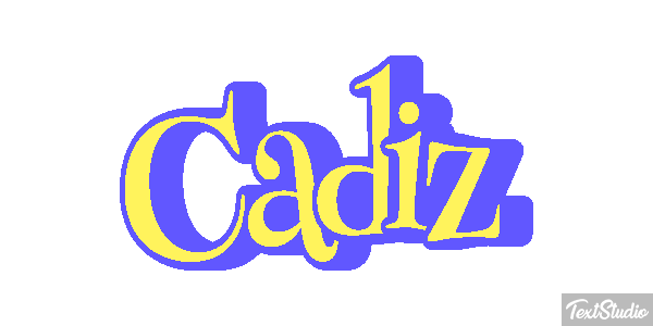 Cádiz Effetto testo