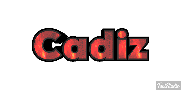 Cádiz Effetto testo