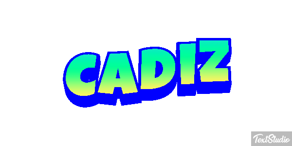 Cádiz Effetto testo