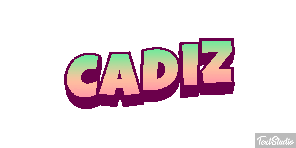 Cádiz Effetto testo
