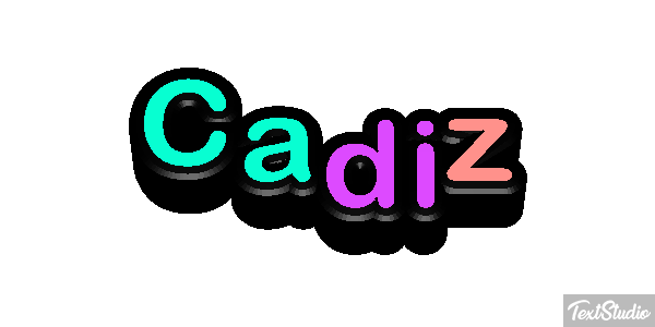 Cádiz Effetto testo
