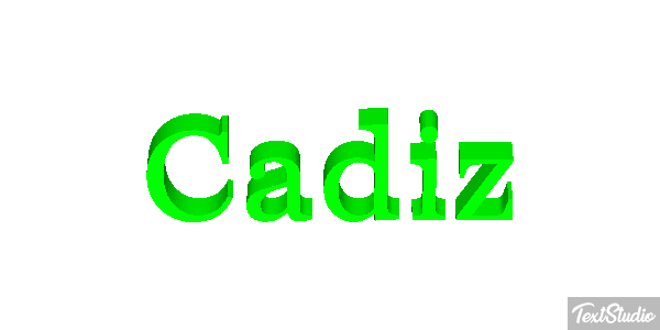 Cádiz Effetto testo