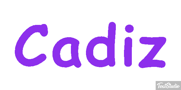 Cádiz Effetto testo
