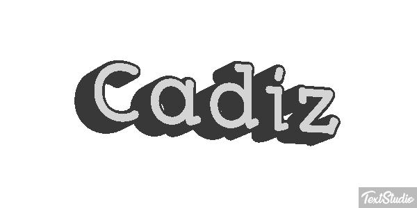 Cádiz Effetto testo
