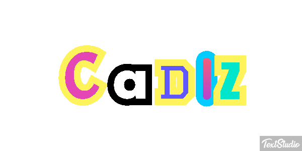 Cádiz Effetto testo
