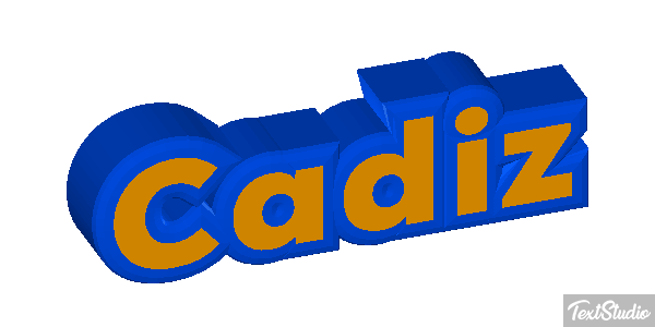 Cádiz Effetto testo