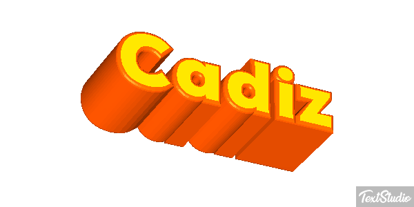 Cádiz Effetto testo
