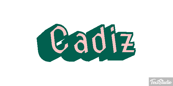 Cádiz Effetto testo