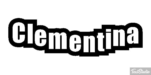 Clementina Text effect