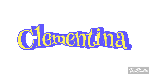 Clementina Text effect