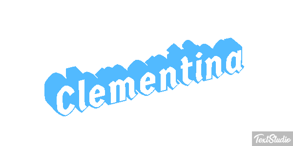Clementina Text effect