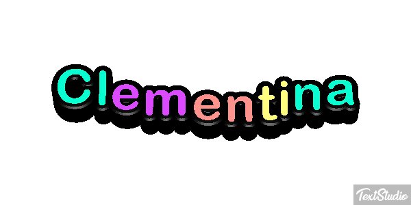 Clementina Text effect