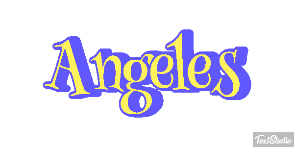 Ángeles Efecto de texto