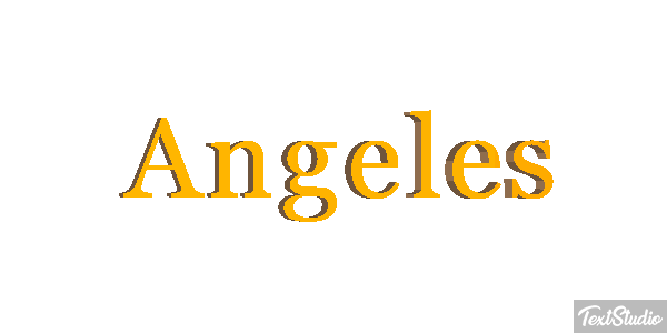 Ángeles Efecto de texto