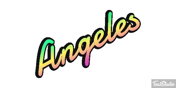 Ángeles Efecto de texto