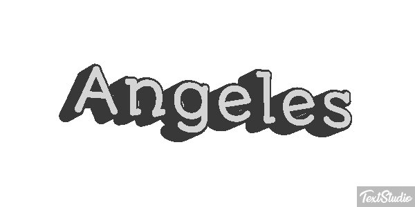 Ángeles Efecto de texto