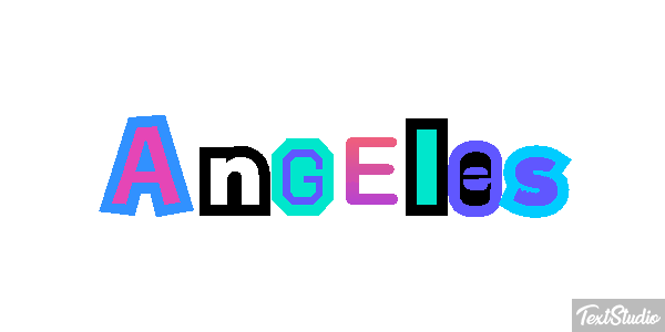 Ángeles Efecto de texto