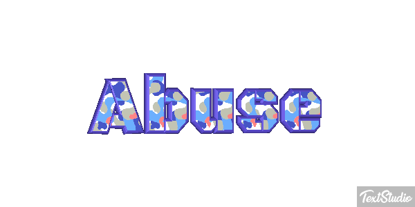 Abuse Tekst effect