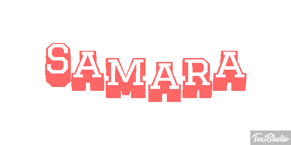 Samara Efecto de texto