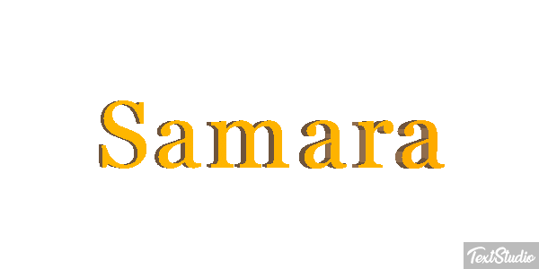 Samara Efecto de texto