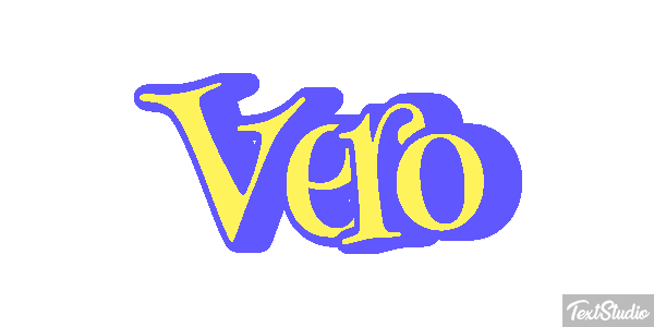 Vero Text effect
