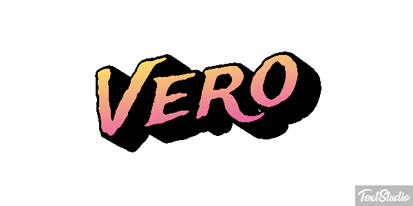 Vero Text effect