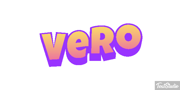 Vero Text effect