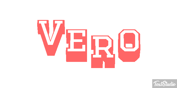 Vero Text effect