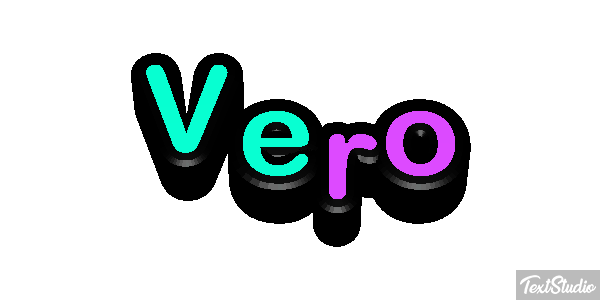 Vero Text effect