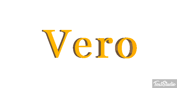 Vero Text effect