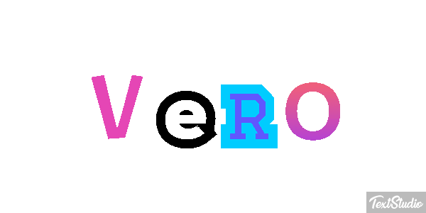 Vero Text effect
