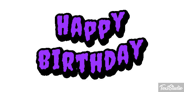 Happy birthday Efekt tekstowy