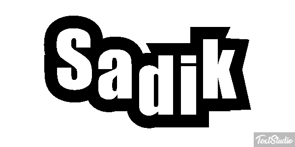 Sadik Text effect