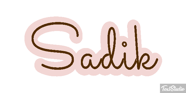 Sadik Text effect