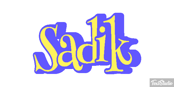Sadik Text effect