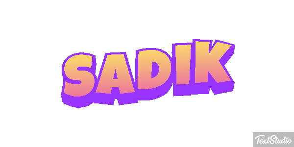 Sadik Text effect